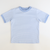 Out & About Boy Shirt - Light Blue Micro Stripe Knit