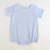 Out & About Girl Bubble - Light Blue Micro Stripe Knit