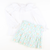 White Knit Ruffle Neck L/S Blouse