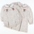 Autumn Floral Collared Bow Girl Bubble