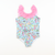 Resort Print Ruffle One-Piece Swimsuit
