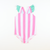 Preppy Pink Stripes One-Piece Swimsuit