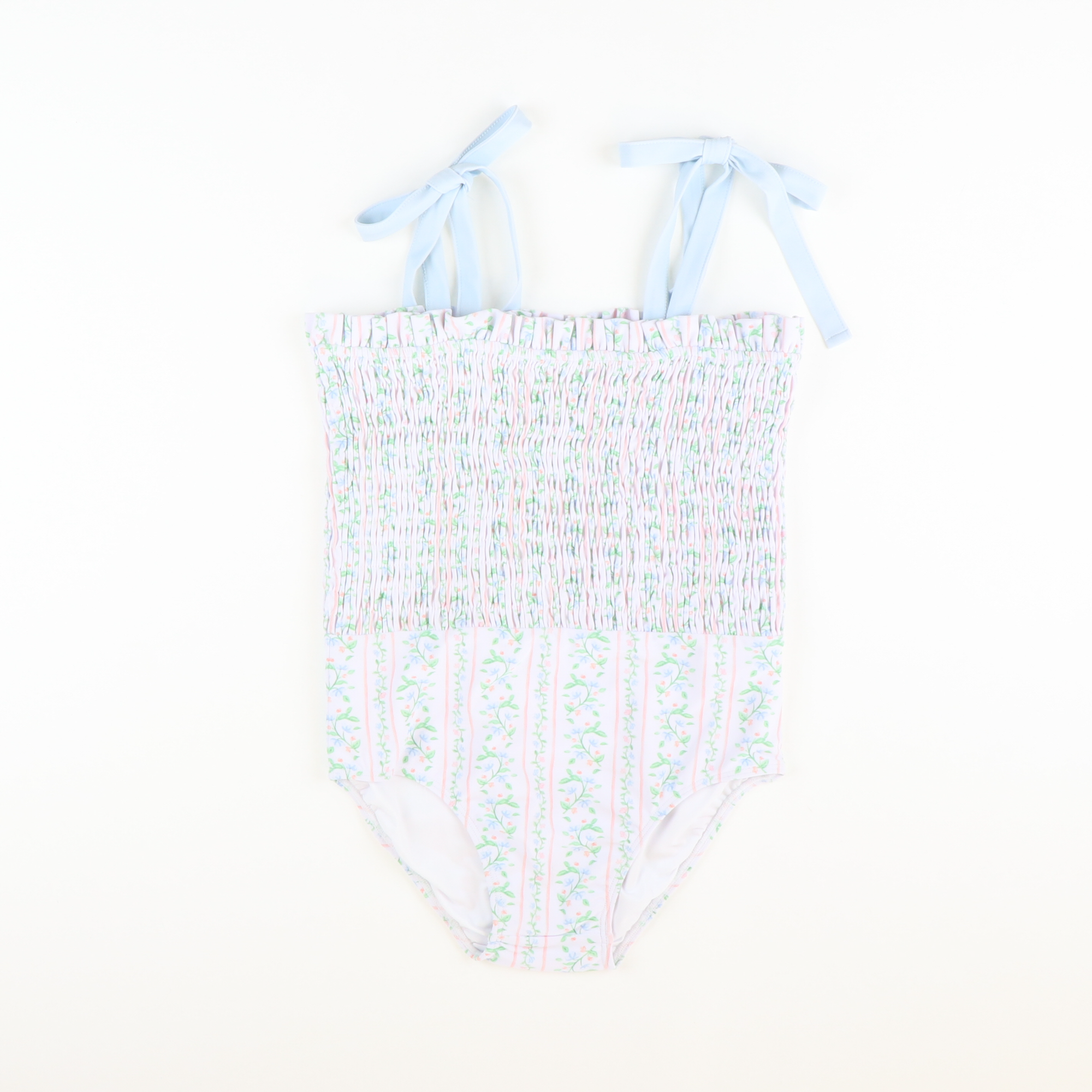 Rosemary Floral Smocked One-Piece Swimsuit