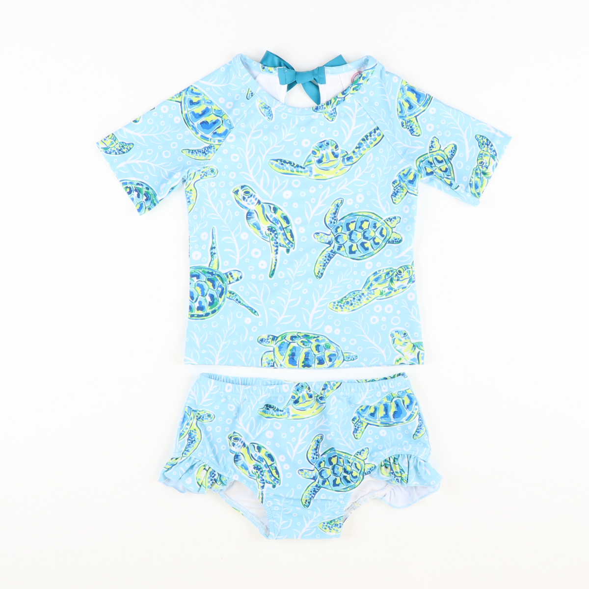 Sea Turtles Two-Piece Rash Guard