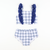 Nautical Navy Ruffle Two-Piece Swimsuit