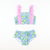 Tropical Limes Ruffle Two-Piece Swimsuit
