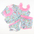 Resort Print Ruffle Two-Piece Swimsuit