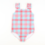 Palm Beach Plaid One-Piece Swimsuit