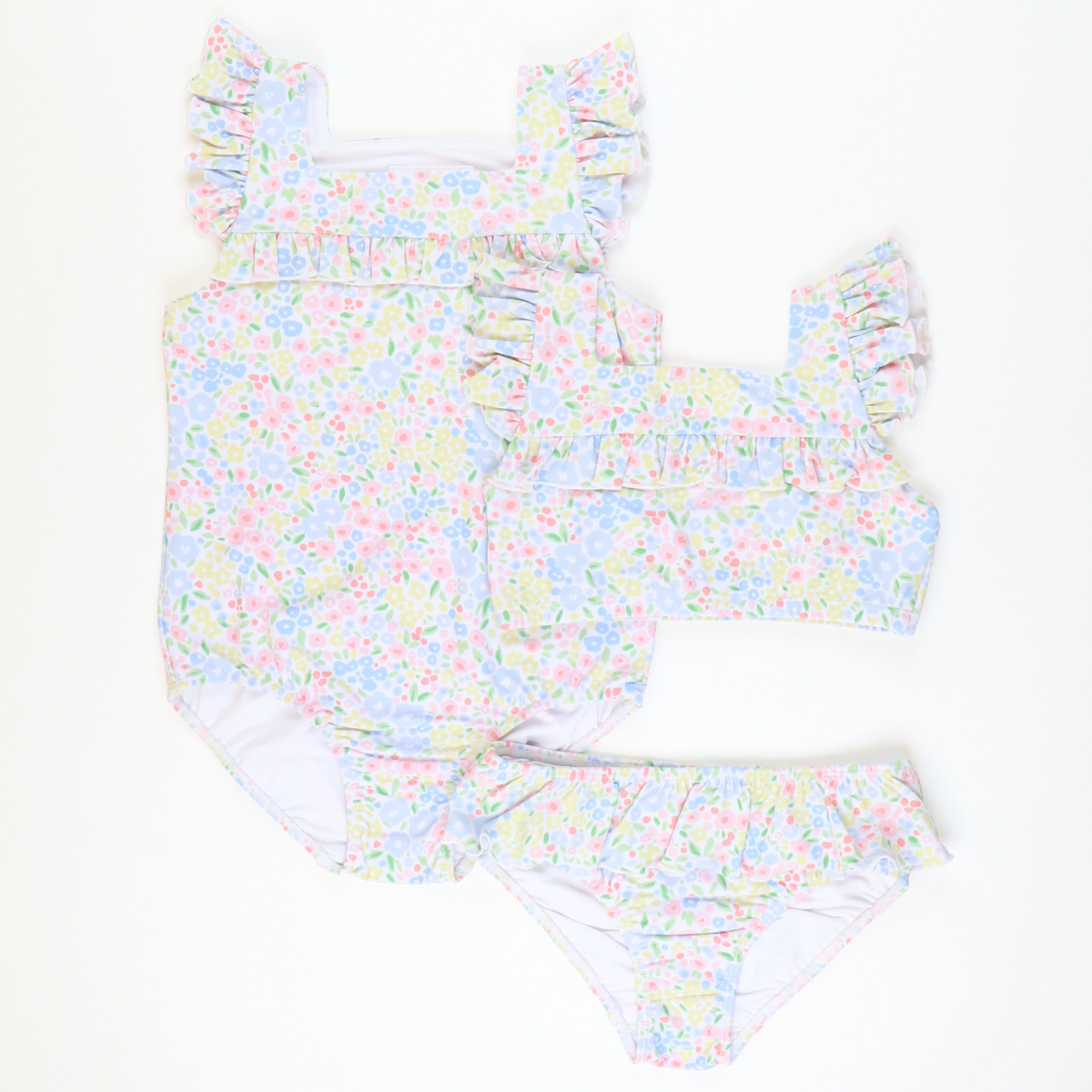 Two-Piece Swimsuit - Petite Meadow Floral